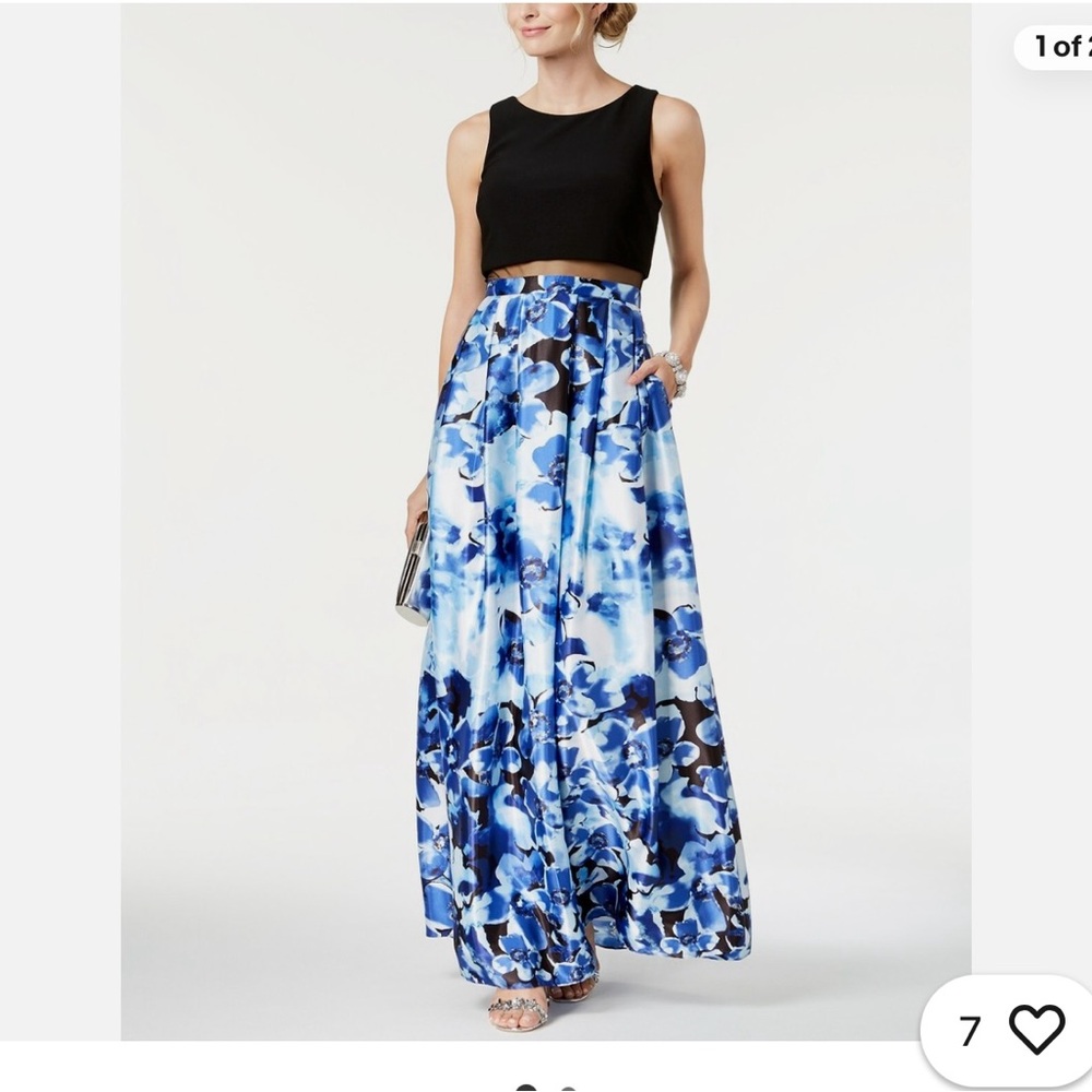 Betsy & Adam Elegant Black Gown